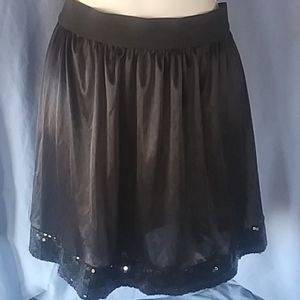 Bongo black sequined skirt slip